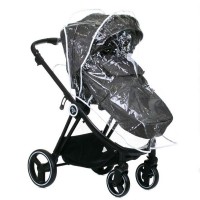 Коляска детская 2в1 BabyZz В102, серая